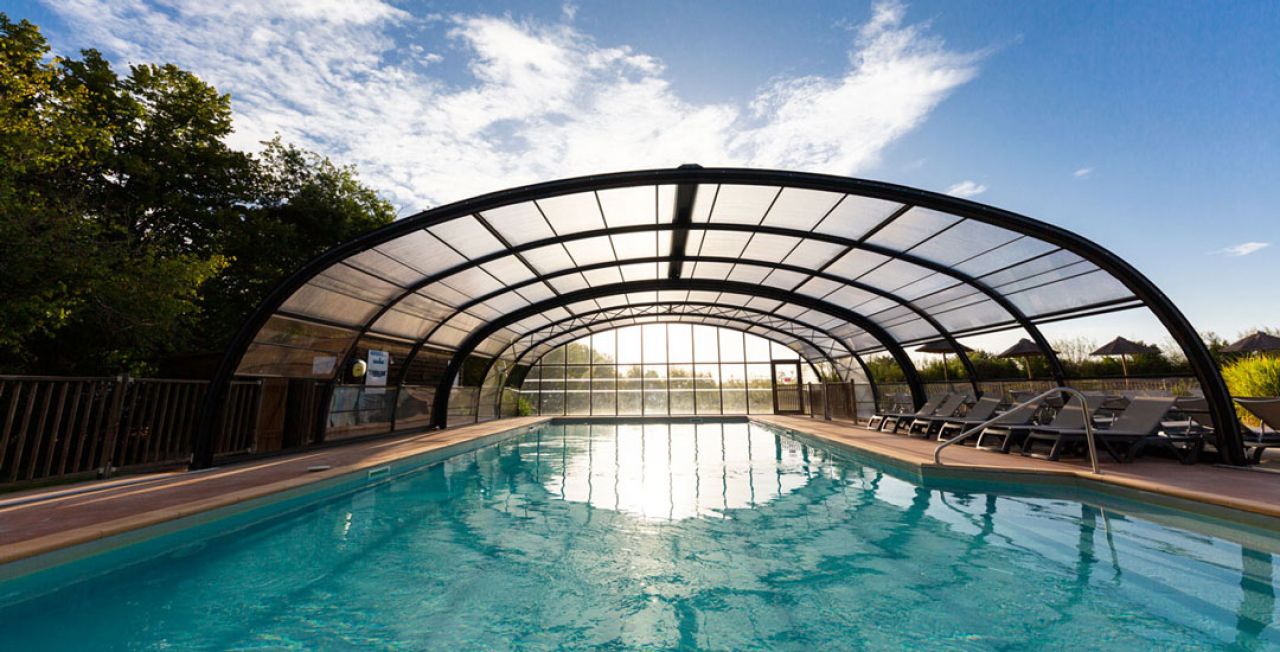 La Roche Posay camping in France has an indoor heated pool